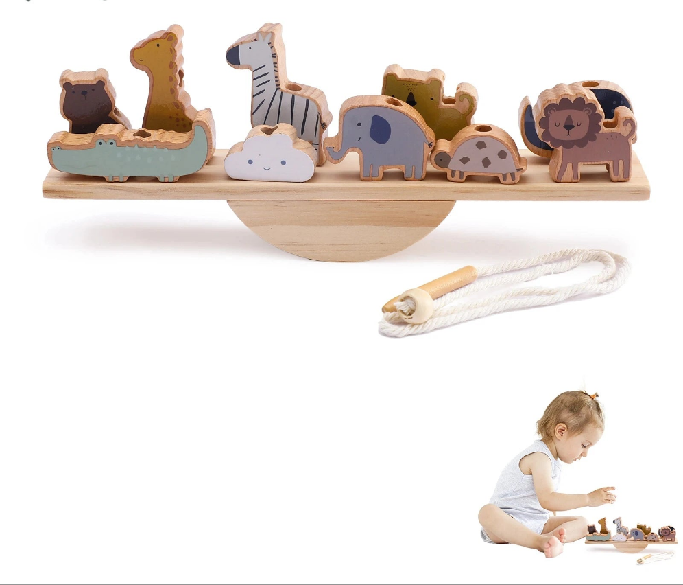 BalanceBogen - Montessori Bogen aus Holz für Spiel & Entwicklung