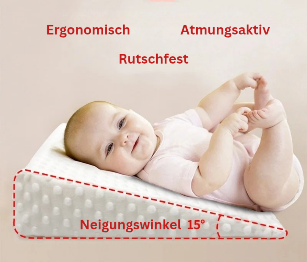 Anti - Reflux Newborn Kissen - für ruhigen Schlaf