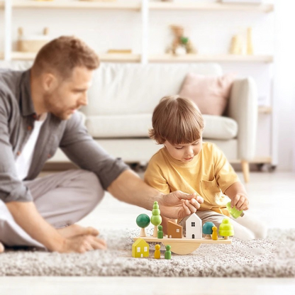 BalanceBogen - Montessori Bogen aus Holz für Spiel & Entwicklung