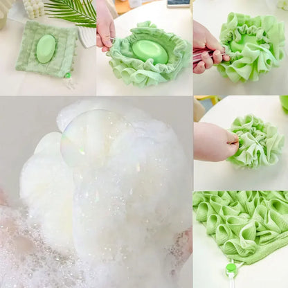 Bath Ball Towel 2-In-1